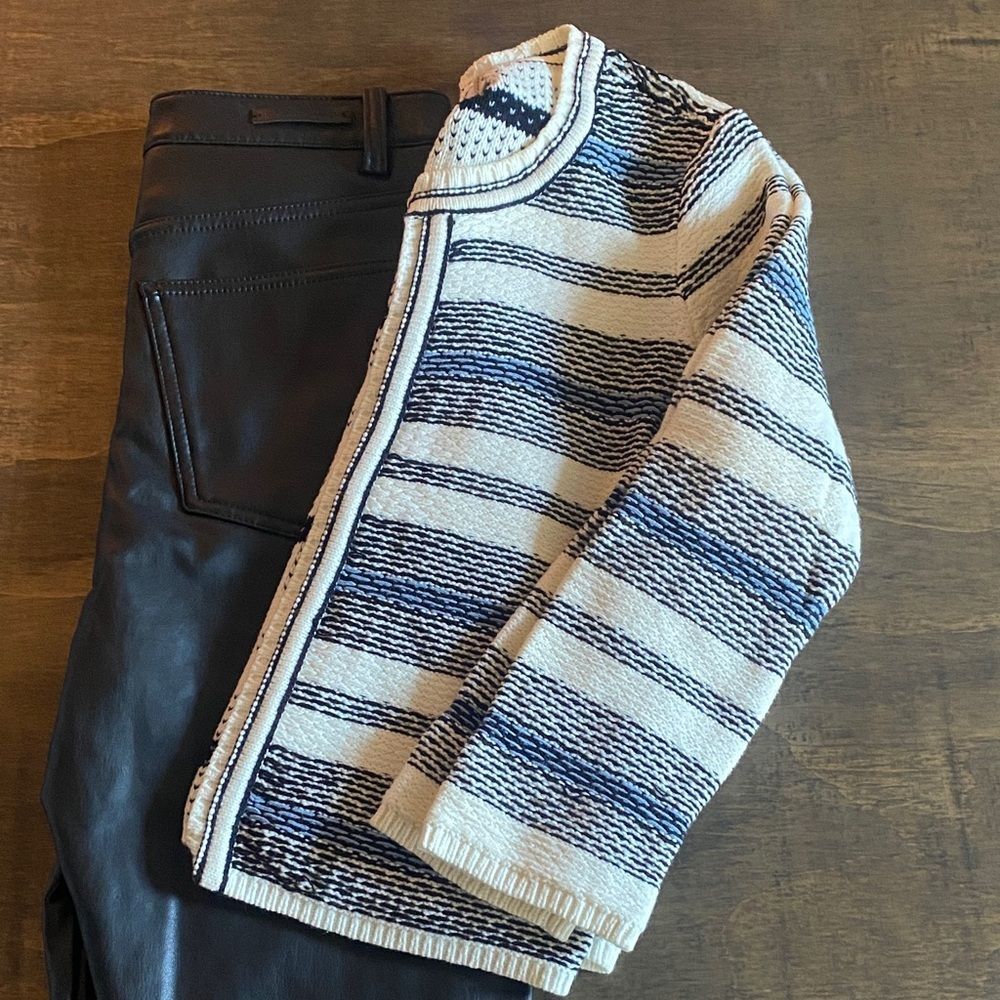 1. State Striped Knit Cardigan